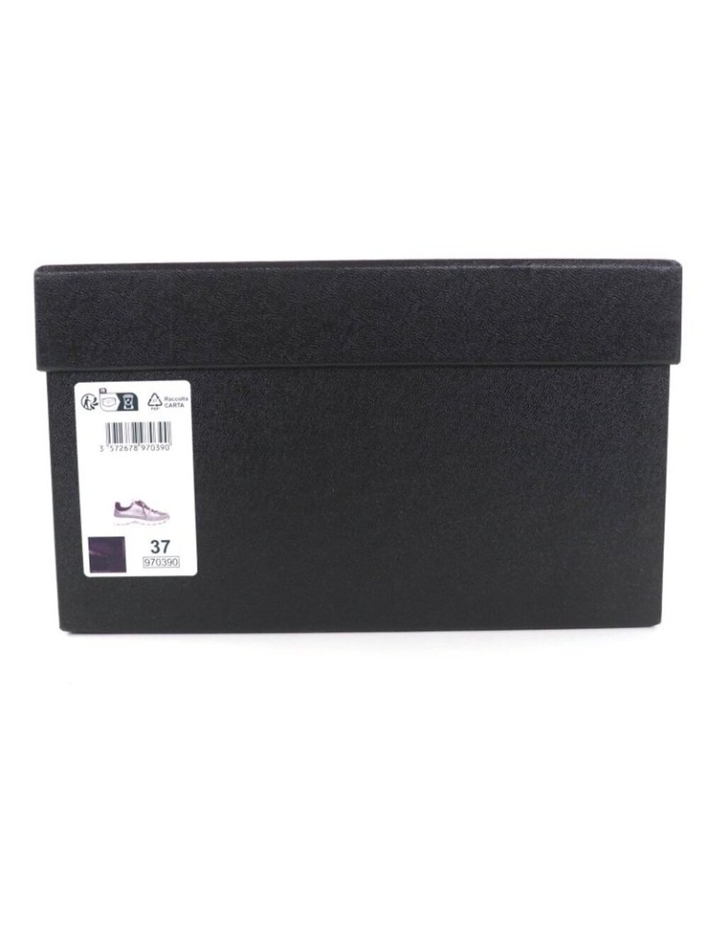 Chanel Coco Mark Leather Low Cut Sneakers Black White 37 Boxes - Picture 14 of 14